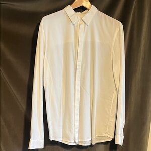 Helmut Lang Cream Button Down Shirt